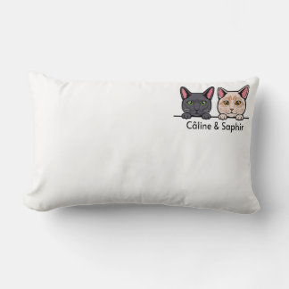 Chats en famille lumbarkudde