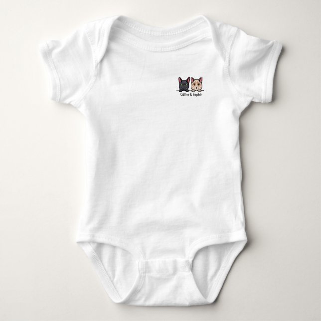 Chats en famille t shirt (Framsida)