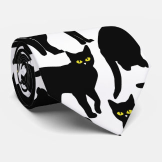 Chats Noirs sur Fond Blanc Slips