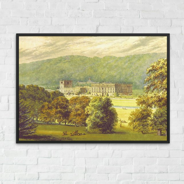 Chatsworth Derbyshire Jane Austen Darcy Pemberly Poster (Skapare uppladdad)