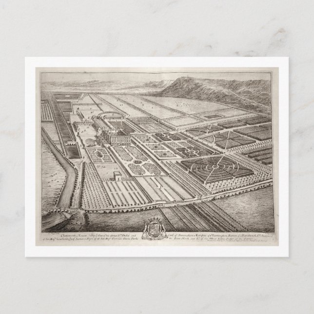 Chatsworth House, office of William Cavendish (164 Vykort (Framsida)