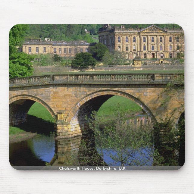 Chatsworth hus, Derbyshire, Storbritannien Musmatta (Framsidan)