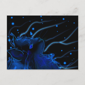 Chatta effet néon vykort