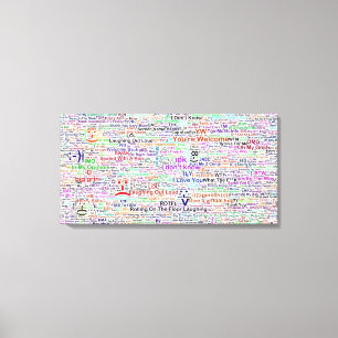 Chatta Lingo Art Canvastryck