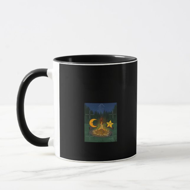 Chatta mellan Måne-grafiken Mugg (Vänster)