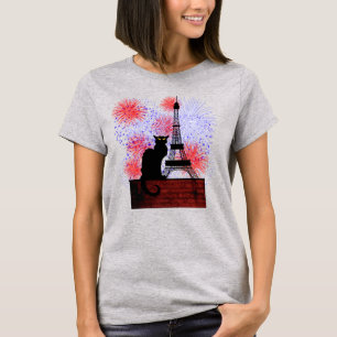 Chatta Noir Bastille Day T Shirt