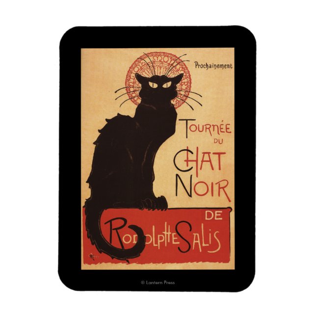 Chatta Noir Cabaret Troupe Black Cat Promo Poster Magnet (Vertikal)