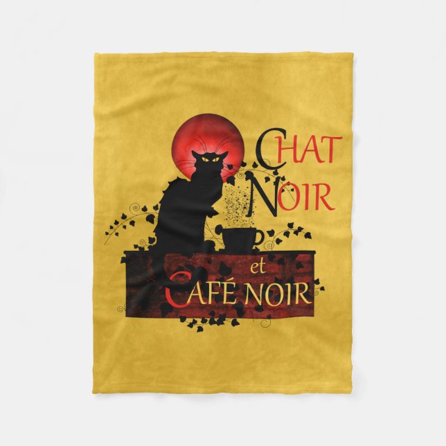 Chatta Noir et Café Noir Fleecefilt (Framsidan)