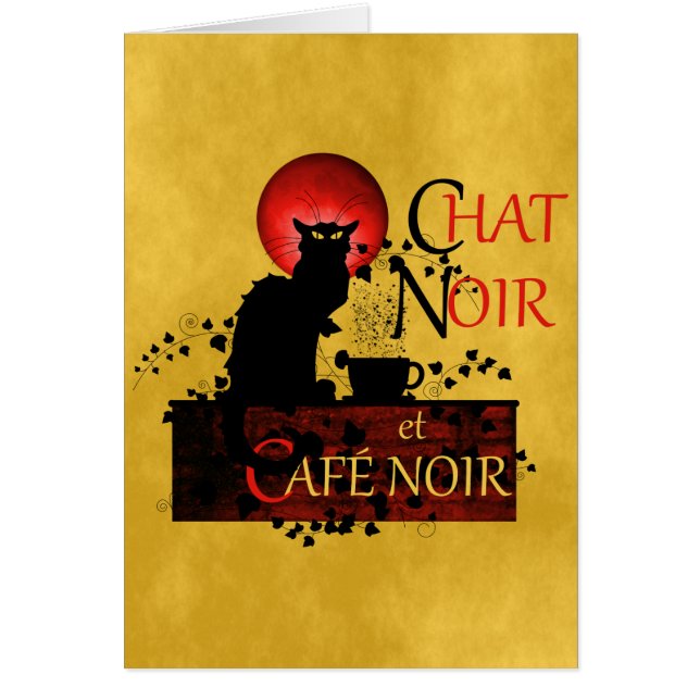 Chatta Noir et Café Noir OBS Kort (Framsidan)