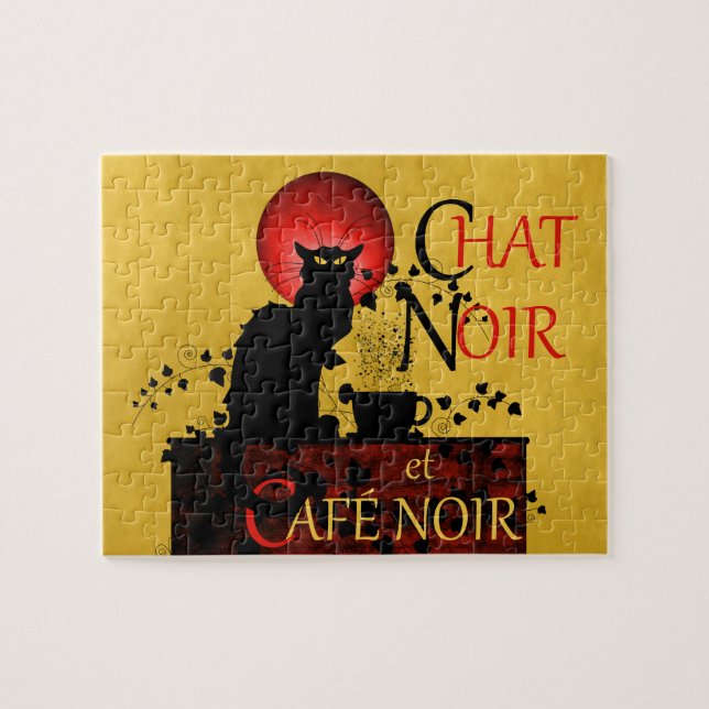 Chatta Noir et Café Noir Pussel (Horisontell)