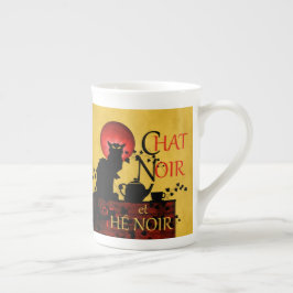 Chatta Noir et Thé Noir, Black Tea Benporslin Mugg