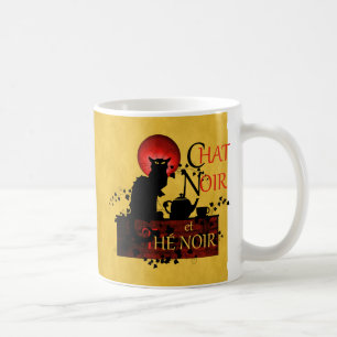 Chatta Noir et Thé Noir, Black Tea Kaffemugg