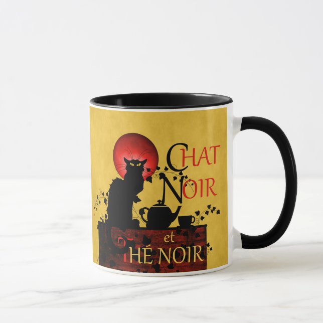 Chatta Noir et Thé Noir, Black Tea Mugg (Höger)