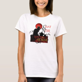 Chatta Noir et Thé Noir, Black Tea T-shirt