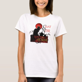 Chatta Noir et Thé Noir, Black Tea T-shirt