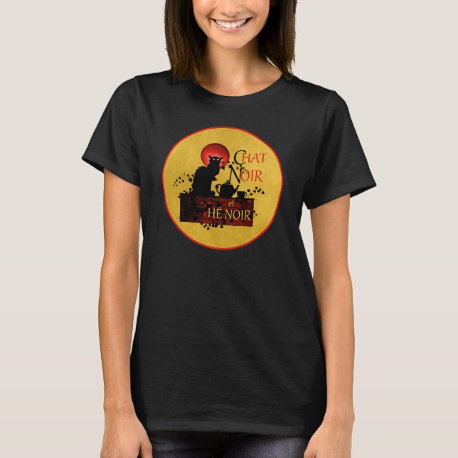 Chatta Noir et Thé Noir, Black Tea Tee (Framsida)