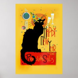 Chatta Noir Gott nytt år Poster