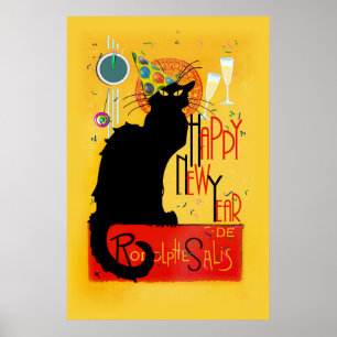 Chatta Noir Gott nytt år Poster