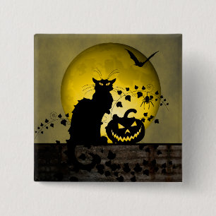 Chatta Noir Halloween Knapp