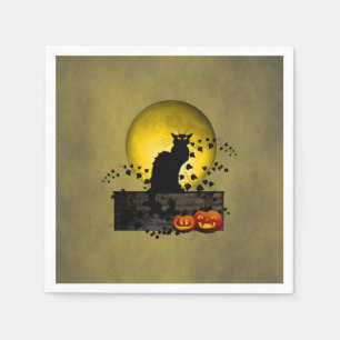 Chatta Noir Halloween Pappersservett