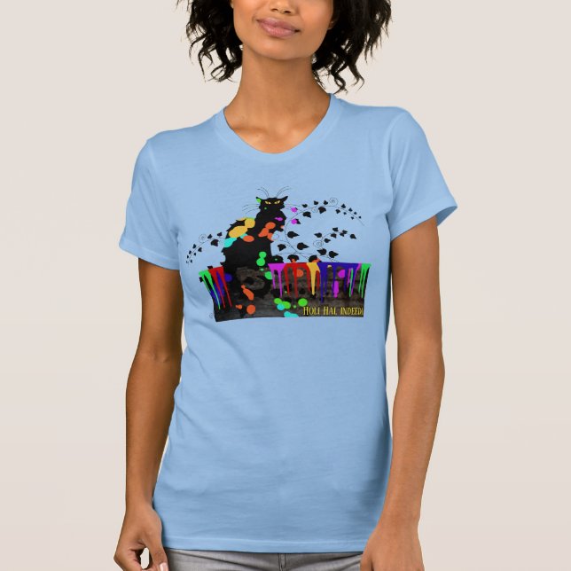 Chatta Noir Holi Hai T Shirt (Framsida)