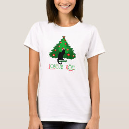 Chatta Noir Joyeux Noel Tee Shirt