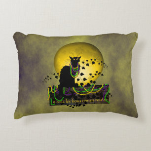 Chatta Noir Mardi Gras Prydnadskudde