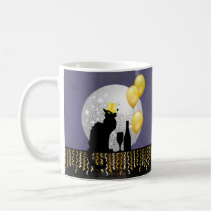 Chatta Noir Nya året Kväll Kaffemugg