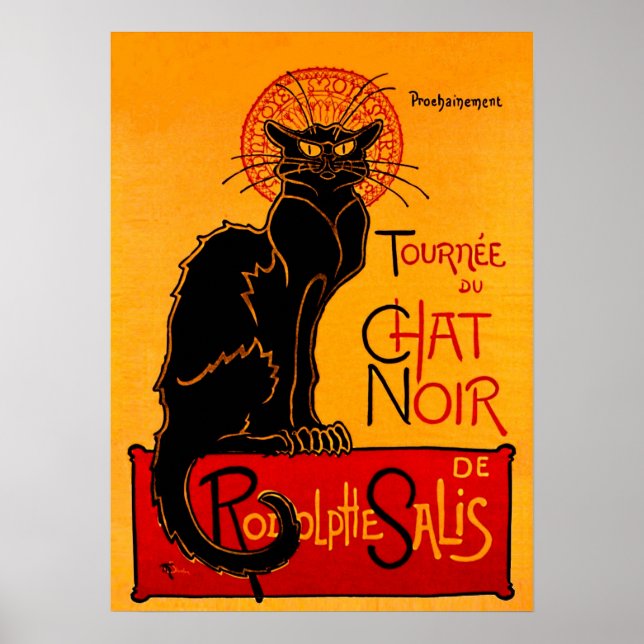 CHATTA NOIR (svart katt) ~ Poster (Framsidan)