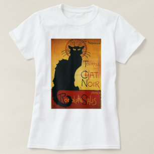 Chatta Noir - svart katt T-shirt