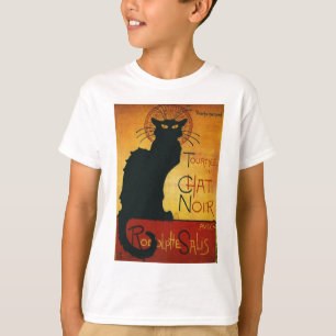 Chatta Noir - svart katt T-shirt