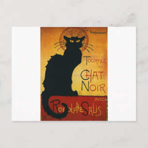 Chatta Noir - svart katt Vykort