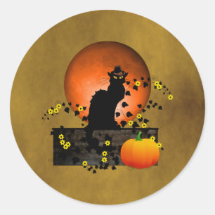 Chatta Noir-Thanksgiving Runt Klistermärke