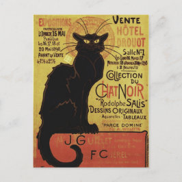 Chatta Noir, Vente Hôtel Drouot Steinlen Fine Art Vykort