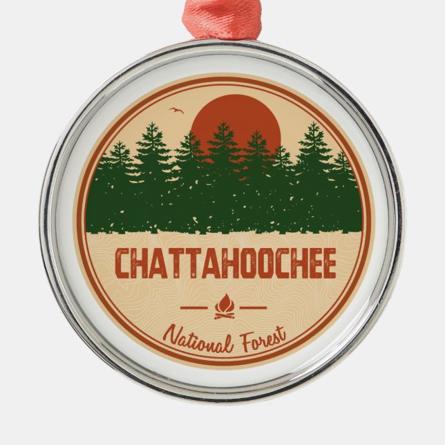 Chattahoochee National Forest Julgransprydnad Metall (Framsidan)