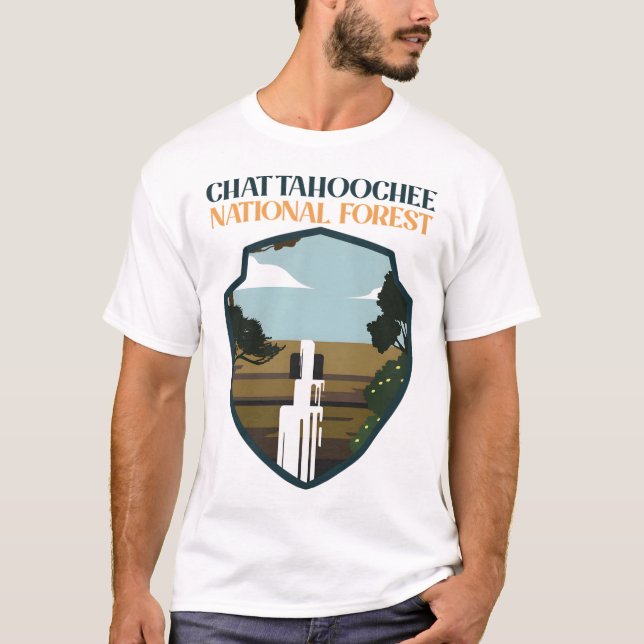 Chattahoochee National Forest T Shirt (Framsida)