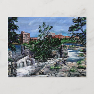 Chattahoochee River Columbus GA & Phenix City Vykort