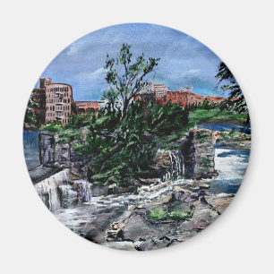 Chattahoochee River Columbus GA & Phenix stad Magnet