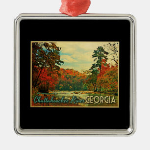 Chattahoochee River Georgia Julgransprydnad Metall