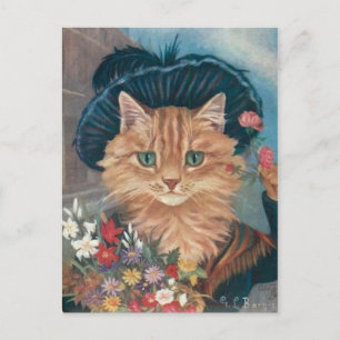 Chattan Marchande de fleurs Vykort