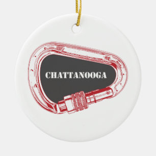 Chattanooga Climate Carabiner Julgransprydnad Keramik