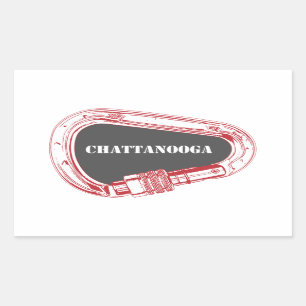 Chattanooga Climate Carabiner Rektangulärt Klistermärke