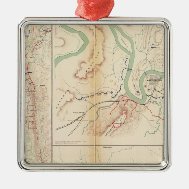 Chattanooga Julgransprydnad Metall (Framsidan)