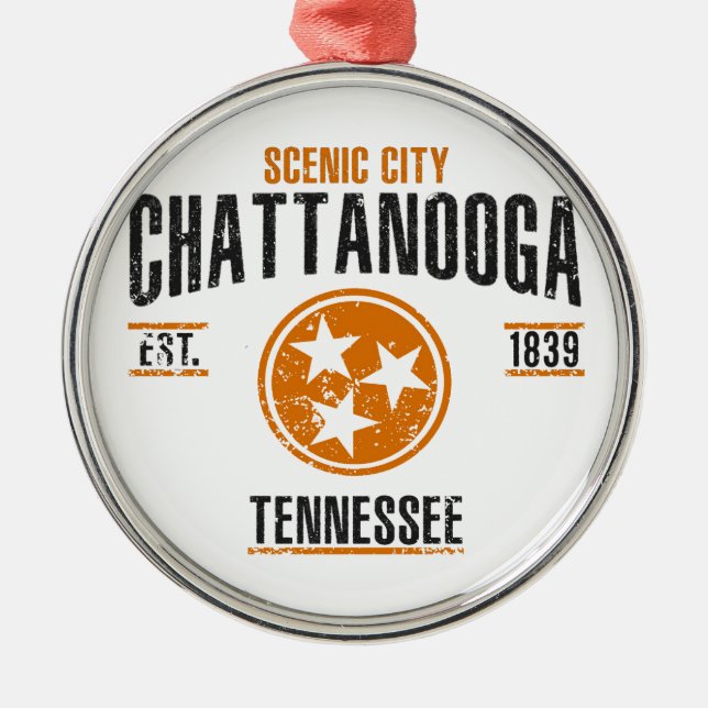 Chattanooga Julgransprydnad Metall (Framsidan)