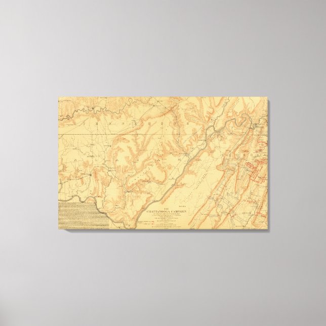 Chattanooga Kampanj 3 Canvastryck (Framsida)