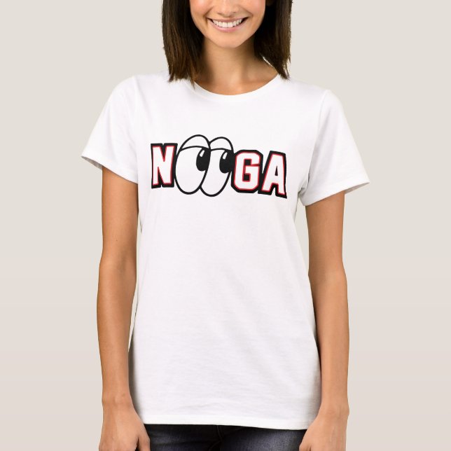 Chattanooga Lookouts Nooga Red T-Shirt (Framsida)