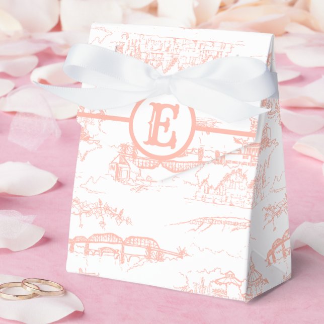 Chattanooga Monogram Roséglödgad Presentaskar (Bröllop)