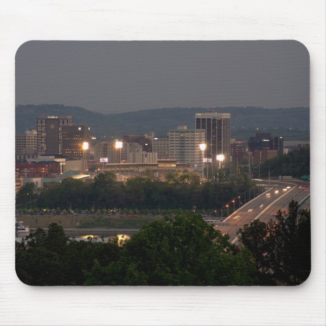 Chattanooga stad Mousepad Musmatta (Framsidan)