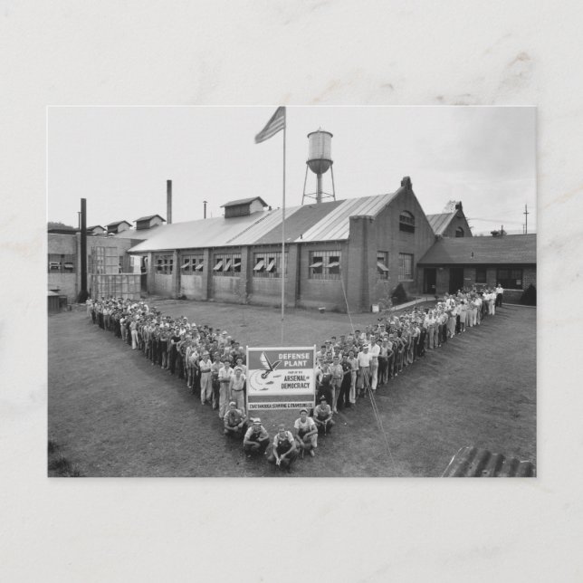 Chattanooga Stamping and Enameling Vykort (Framsida)