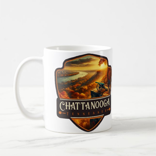 Chattanooga, Tennessee | Antik Kaffemugg (Vänster)